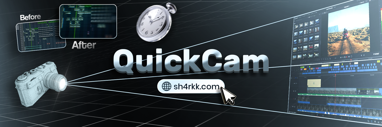 Quickcam Parallel QuickCam for DaVinci Resolve | Keyframeless 3D Camera Animation Plugin ...