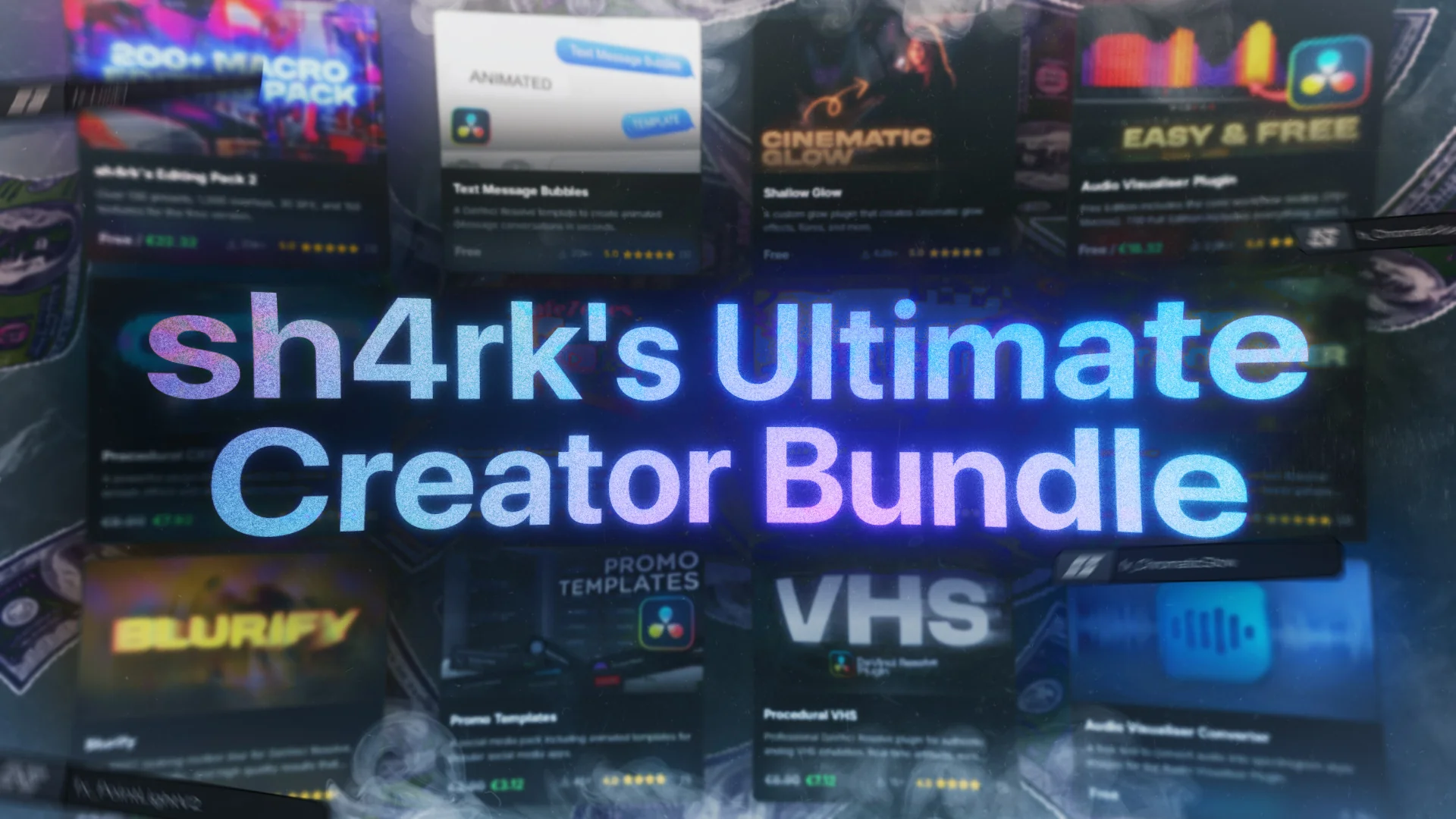sh4rk's Ultimate Creator Bundle | Complete DaVinci Resolve Toolkit | sh4rk