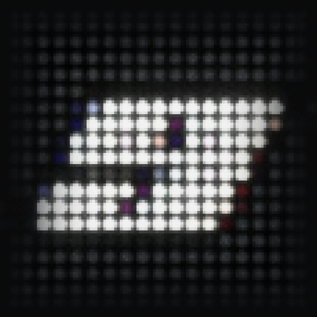 Dot Matrix pattern, RGB Split