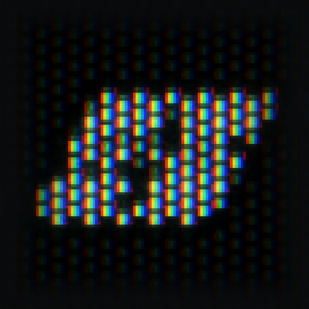 Slot Mask pattern, True RGB