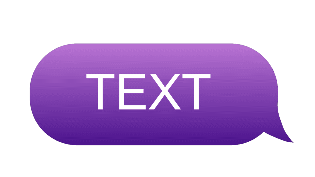 Send Custom Gradient Bubble