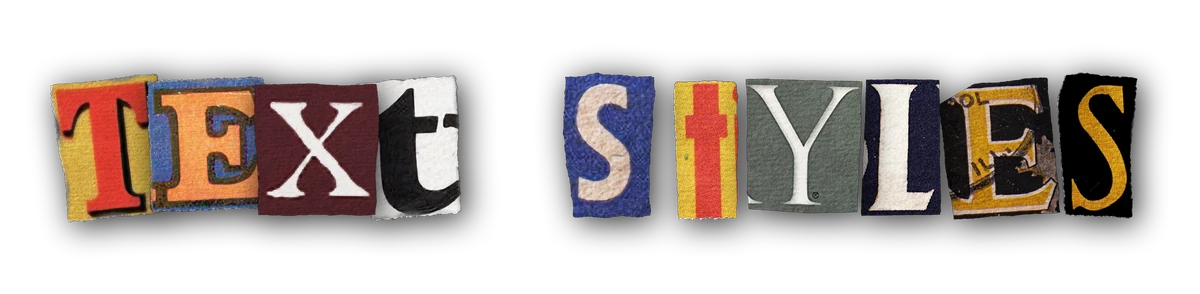Text Styles