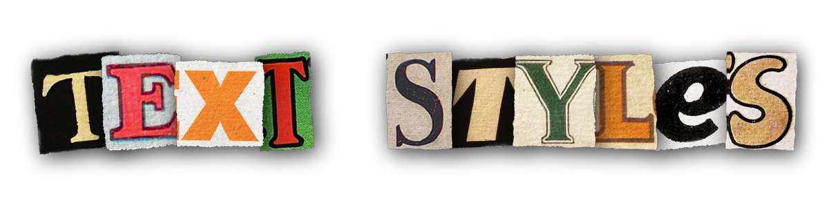 Text Styles