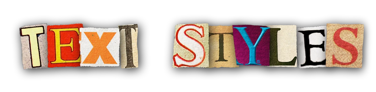 Text Styles