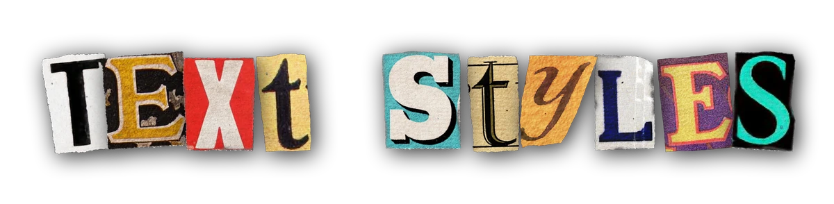 Text Styles