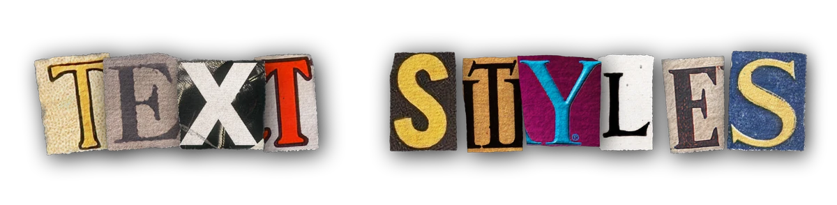 Text Styles