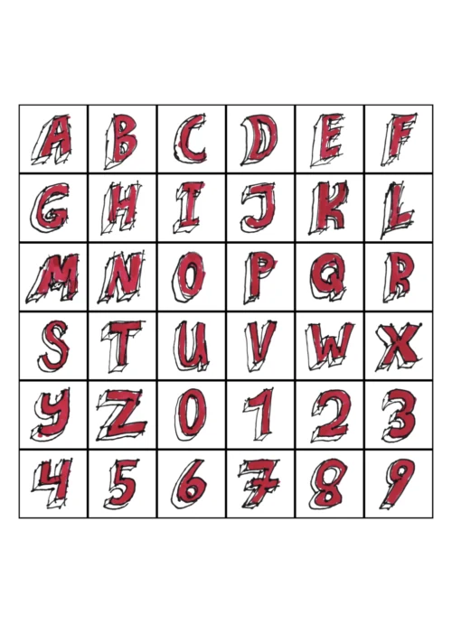 Drawn template